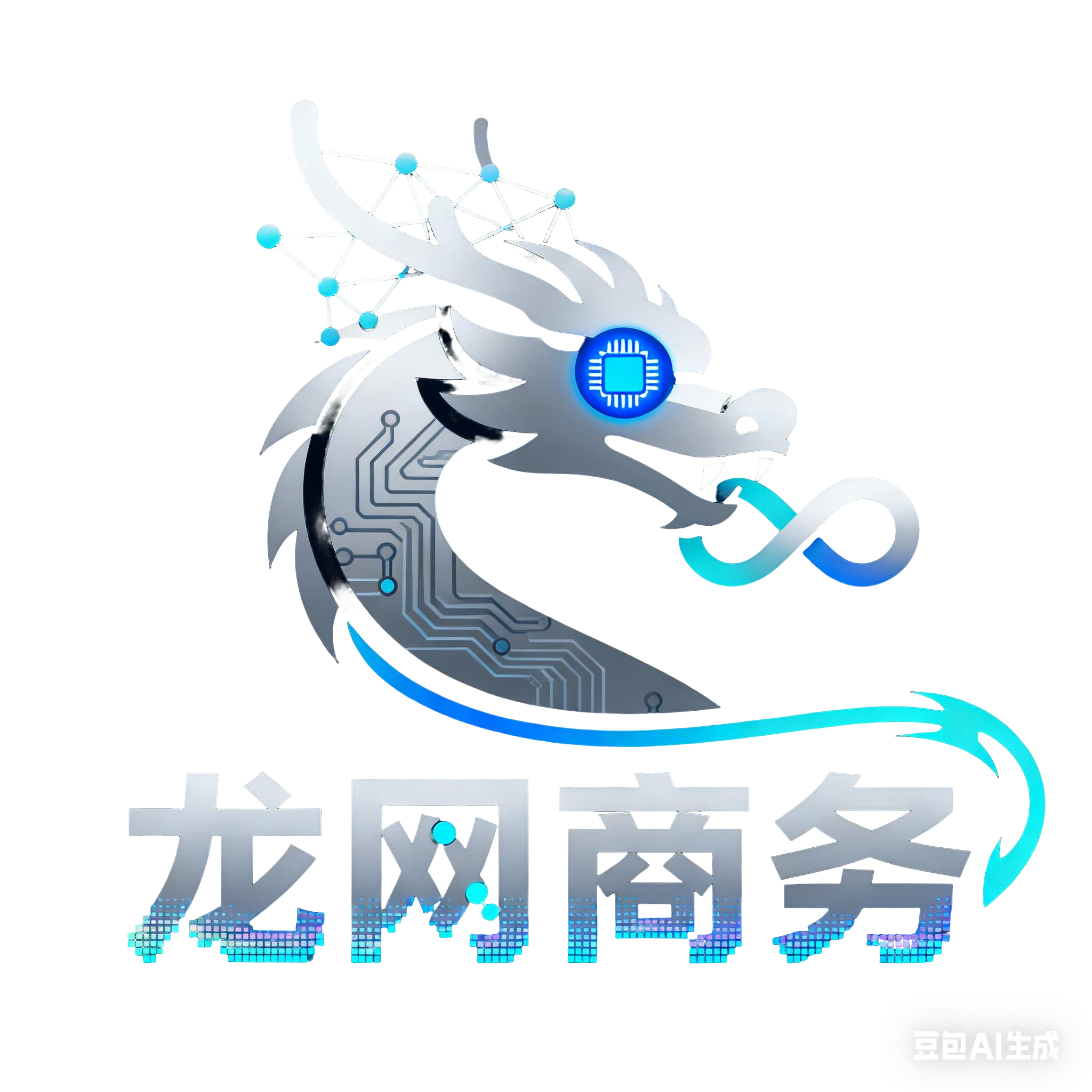 龙网商务logo
